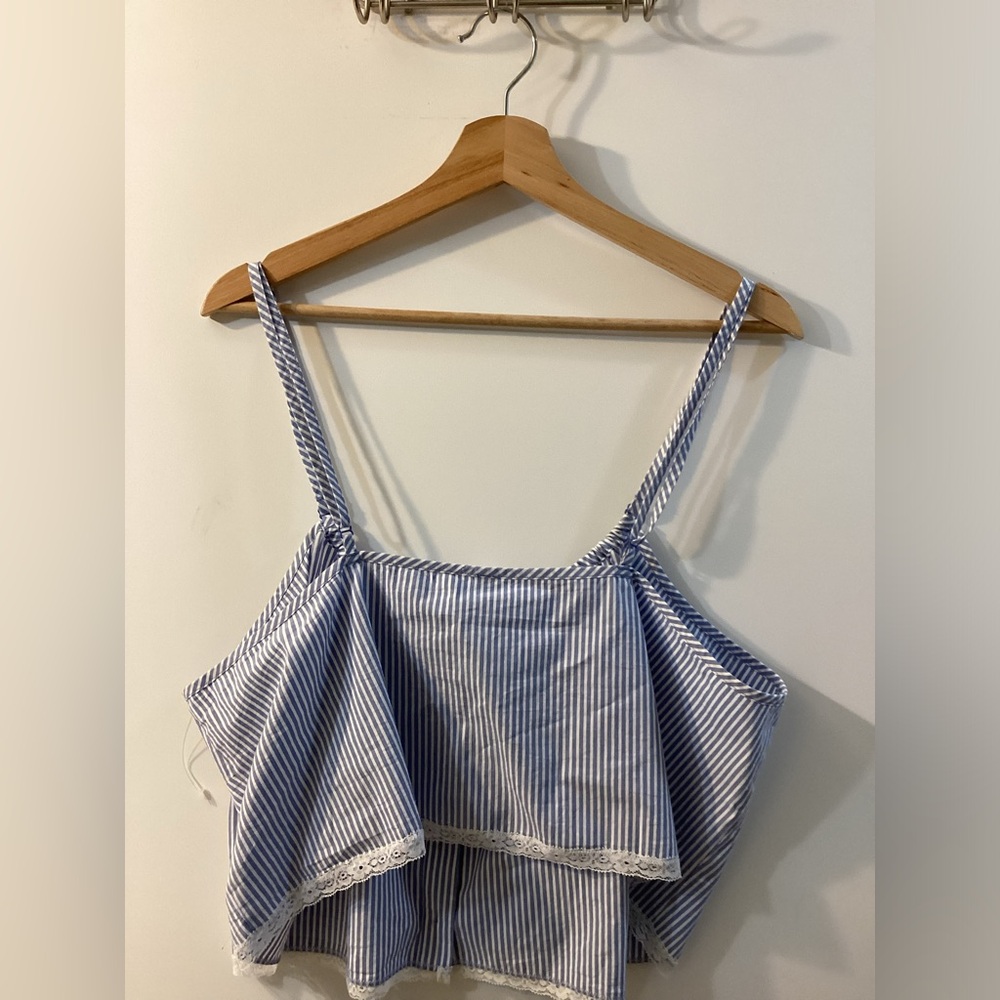 SKIMS Cotton Poplin Cropped Camisole Size XL - Picture 4 of 15